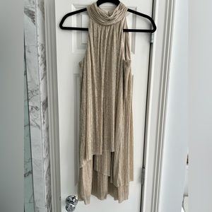 London Times gold/champagne shimmery dress